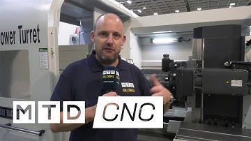 Flat bed lathe with Y axis on show at TIMTOS