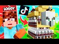 Testing TIK TOK HACKS on loggy | MINECRAFT