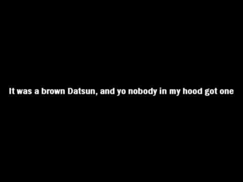 Nas   The Message lyrics video
