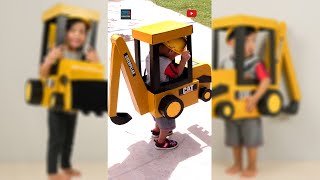 Cardboard Backhoe Costume screenshot 2