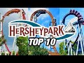 Top 10 Coasters at Hersheypark!