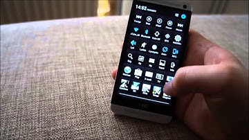 HTC One with AntTek Quick Settings & Sidebar