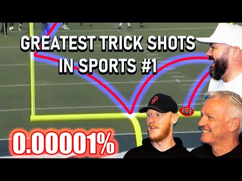 Greatest Trickshots in Sports | #1 (1 in a Million) REACTION!! | OFFICE BLOKES REACT!!