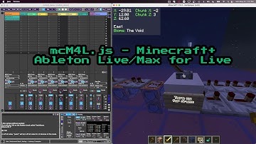 mcM4L.js - Connect Minecraft & Ableton Live/Max for Live