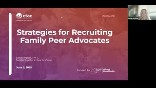 Strategies for Family Peer Advocates
