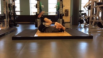 Reverse Crunch to Dead Bug