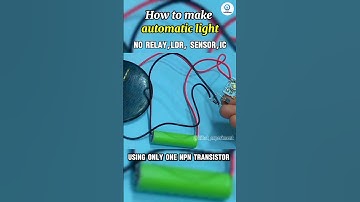 Auto light //BC547 NPN (No Relay, LDR, sensor and IC) #ytshorts #shorts