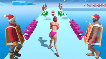 TikTok Gameplay Video 2023 - Satisfying Mobile Game Max Levels: Teeth Shield Ball Run 2048 Update