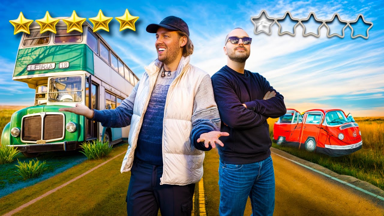 Une nuit dans un bus à 200 000€ VS Un bus à 50€