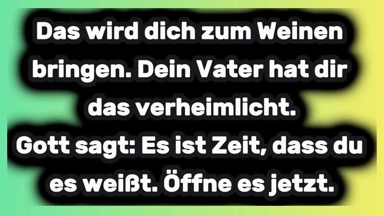 🛑Ein Engel wird dir gleich das Geheimnis deines Vaters enthüllen ｜ Botschaft von Erzengel Micha