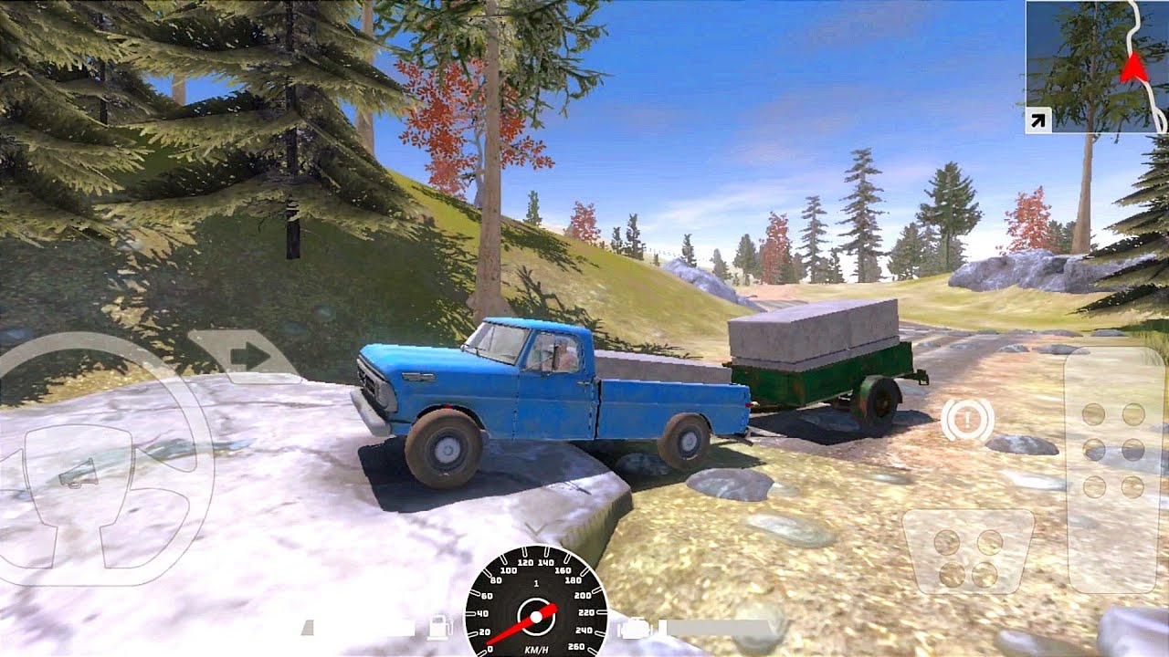 Pickup Truck Load Rocks For The Bridge | Offroad Masters 4x4 Simulator Android Gameplay HD