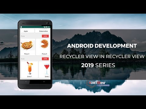 Android Development Tutorial - Recycler View in Recycler View like Google Play