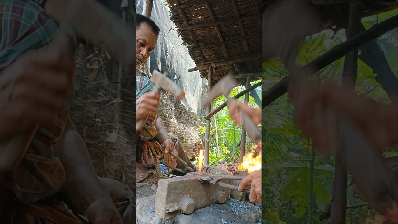 Real Blacksmith in Action Traditional Iron Work Bangladesh   🇧🇩 Shorts 