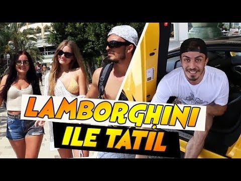 LAMBO ile TATİLE GİTTİM KIZLAR ÇILDIRDI !!