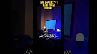 ₹0 to ₹1 Lakh Coding Journey Begins