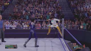 WWE 2K25: Makoto Niijima Vs Princess Daisy (Low blow match part 2)