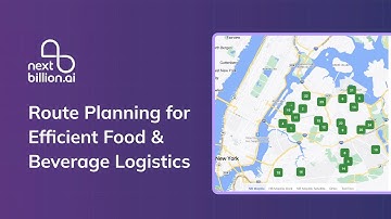 Food & Beverage Logistics Route Optimization | NextBillion.ai