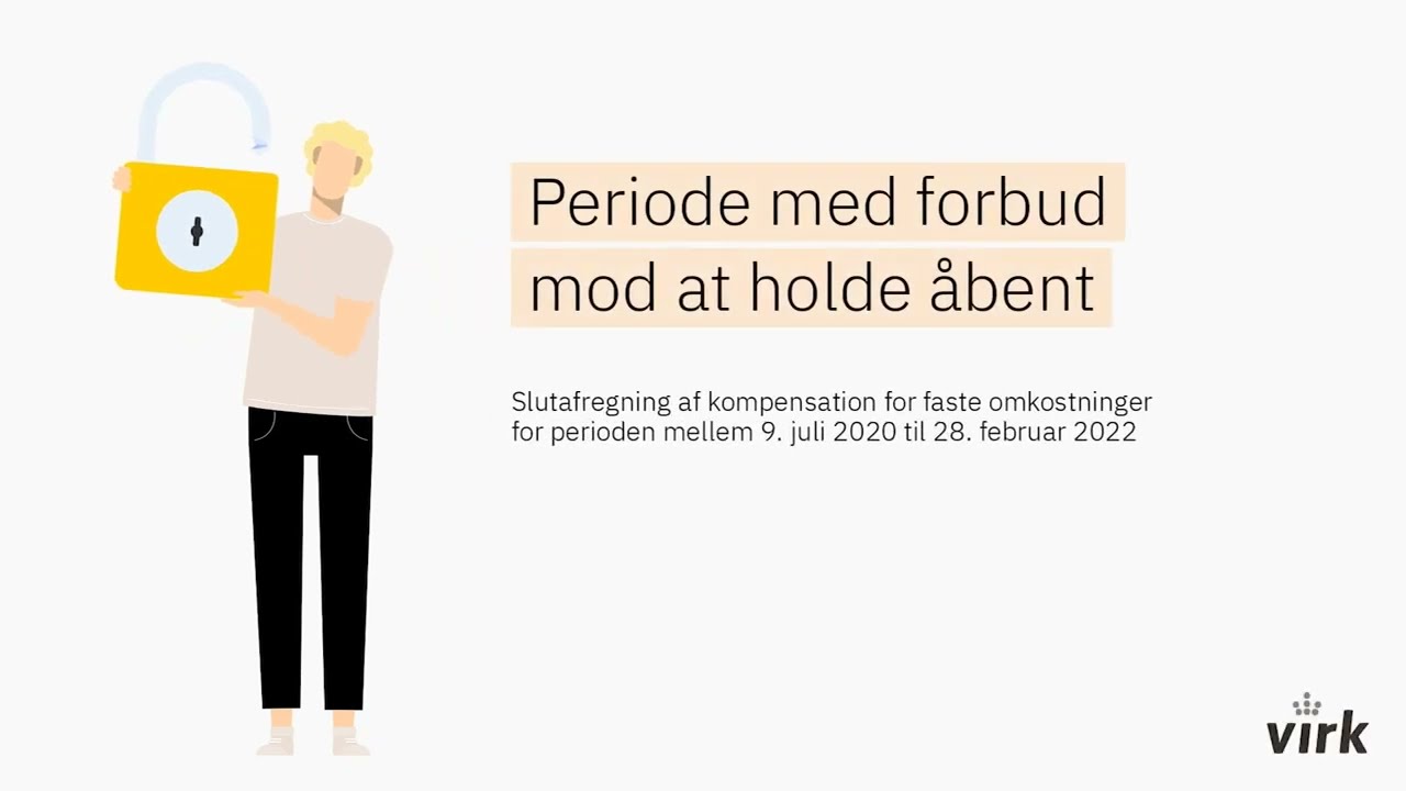 Slutafregning af faste omkostninger: forbud mod at holde åbent