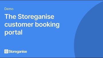 The Storeganise customer booking portal