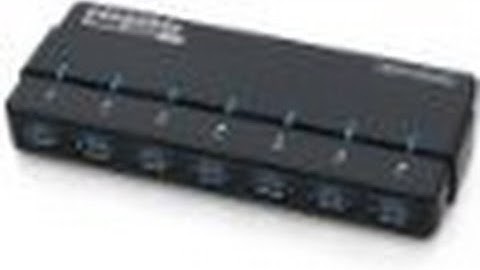 Plugable 7 Port USB 3.0 SuperSpeed Hub with 20W Power Adapter