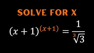 Math Olympiad preparation | How to solve this exponential equation to find the value of x ? | IMO |