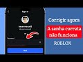 Problema com a senha do Roblox não funciona | Como corrigir o problema de login do Roblox
