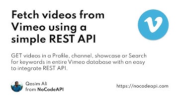 Fetch videos from Vimeo using a simple REST API