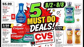 5 MUST DO CVS DEALS (8/2 - 8/8)