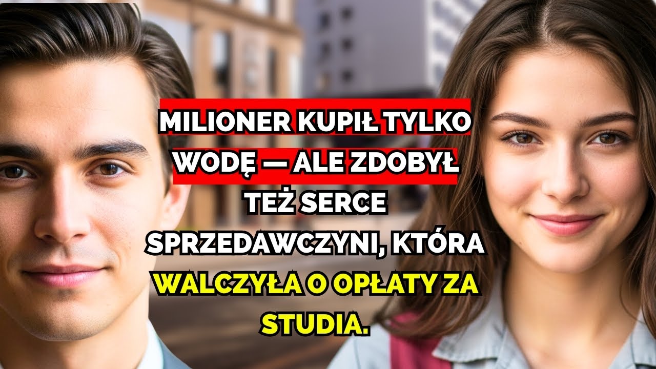 Milioner kupił tylko wodę — ale zdobył też serce sprzedawczyni, która walczyła o opłaty za studia.