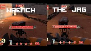 TF2 - Wrench Comparison (Level 1 Sentry Gun)