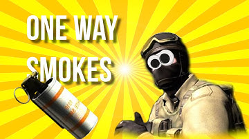 CSGO TOP 5 PRO ONE WAY SMOKES USING A GLITCH+SHOUTOUT BUG ABUSE and SELF BOOSTING