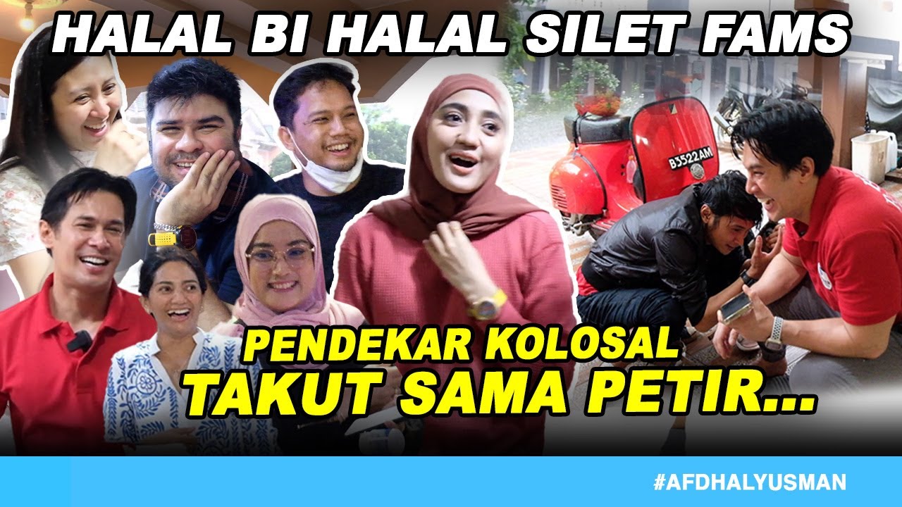 SILET FAMS HALAL BI HALAL KE RUMAH ERRINA!! PENTI JADI KORBAN LAGI...