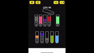 water sort puzzle level 188