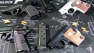 【モデルガン雑談】マルシンのワルザーPPK・コルト25オートを片手に発火式の小型モデルのカートリッジや通常分解なんかに付いてちょっとお喋り。PlasticModel-ToyGun