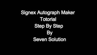 Signex Autograph Maker screenshot 3
