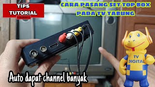 Cara pasang set top box di tv tabung | Nextron tipe TR 1000