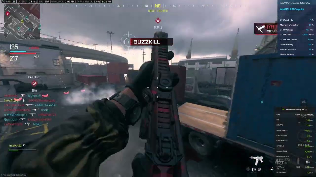 MW3 Intel Core i5 13420H + Intel Quick Sync Gameplay