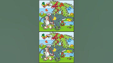 Puzzle n13 - Spot 10 differences #Shorts