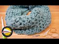 Nákrčník háčkovaný z polodlhých stĺpikov | Jednoduchý a krásny háčkovaný tunel | Woolly Hugs Sheep