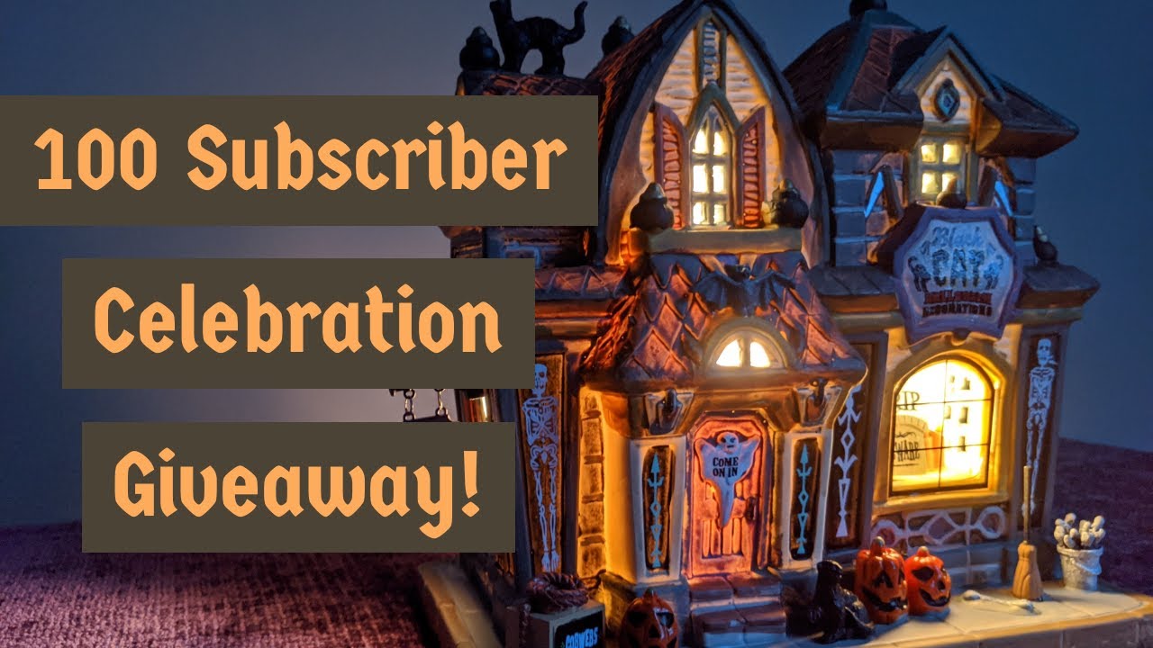 HALLOWEEN 2020 Lemax SPOOKY TOWN Black Cat Halloween Decorations Lights