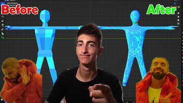 How to Make a Mesh Smooth Easily (Subdivision Surface Modifier) in Blender 3.2 | For Intermediates