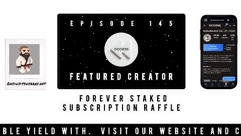 Access Rewind Episode 145 Featured Creator 0xjiujitsujerry.nft 