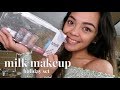 Trying Milk Makeup for the first time! | MILK MAKEUP MEET THE FAM SET | McNCheeseTV