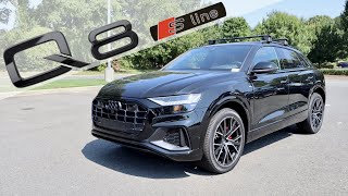 2023 Audi Q8 Premium Plus S-Line: Point Of View Start Up, Walkaround, Test Drive and Review