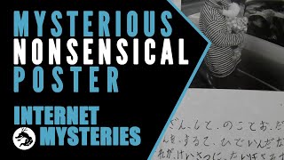 Internet Mystery: The Mysterious, Nonsensical Poster