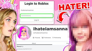 I LOGGED Into My BIGGEST HATERS Adopt Me ACCOUNT! (Roblox)