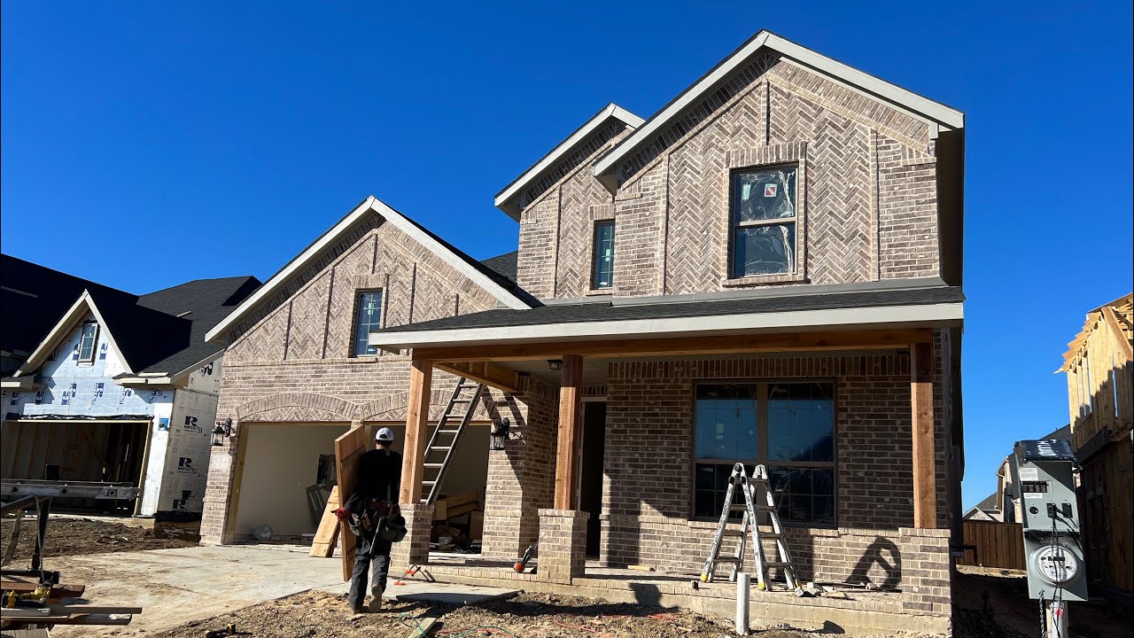 Progress Update Goodlow Model from Coventry Home in The Ridge at