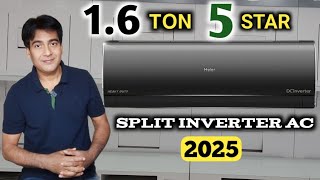 Haier Ac 2025 Model Haier 1.6 Ton 5 Star Inverter Ac Haier Wifi Smart Split Ac Haier Split Ac