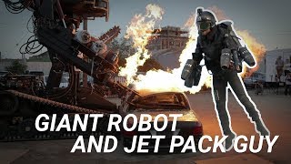 Giant Robot and Jet Pack Guy
