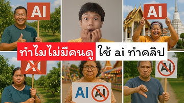 อยากรู้ไหม ใช้ ai ทำคลิป ทำไมไม่มีคนดู ต่อให้ผ่านกฎใหม่